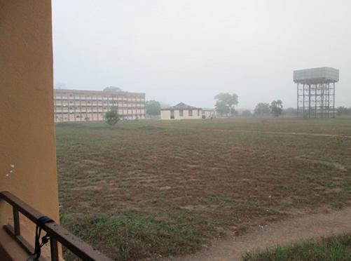 Foggy morning in Njala