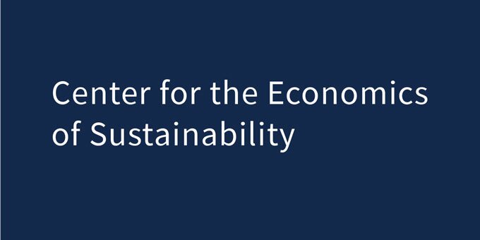 Center for the Economics of Sustainability logo.